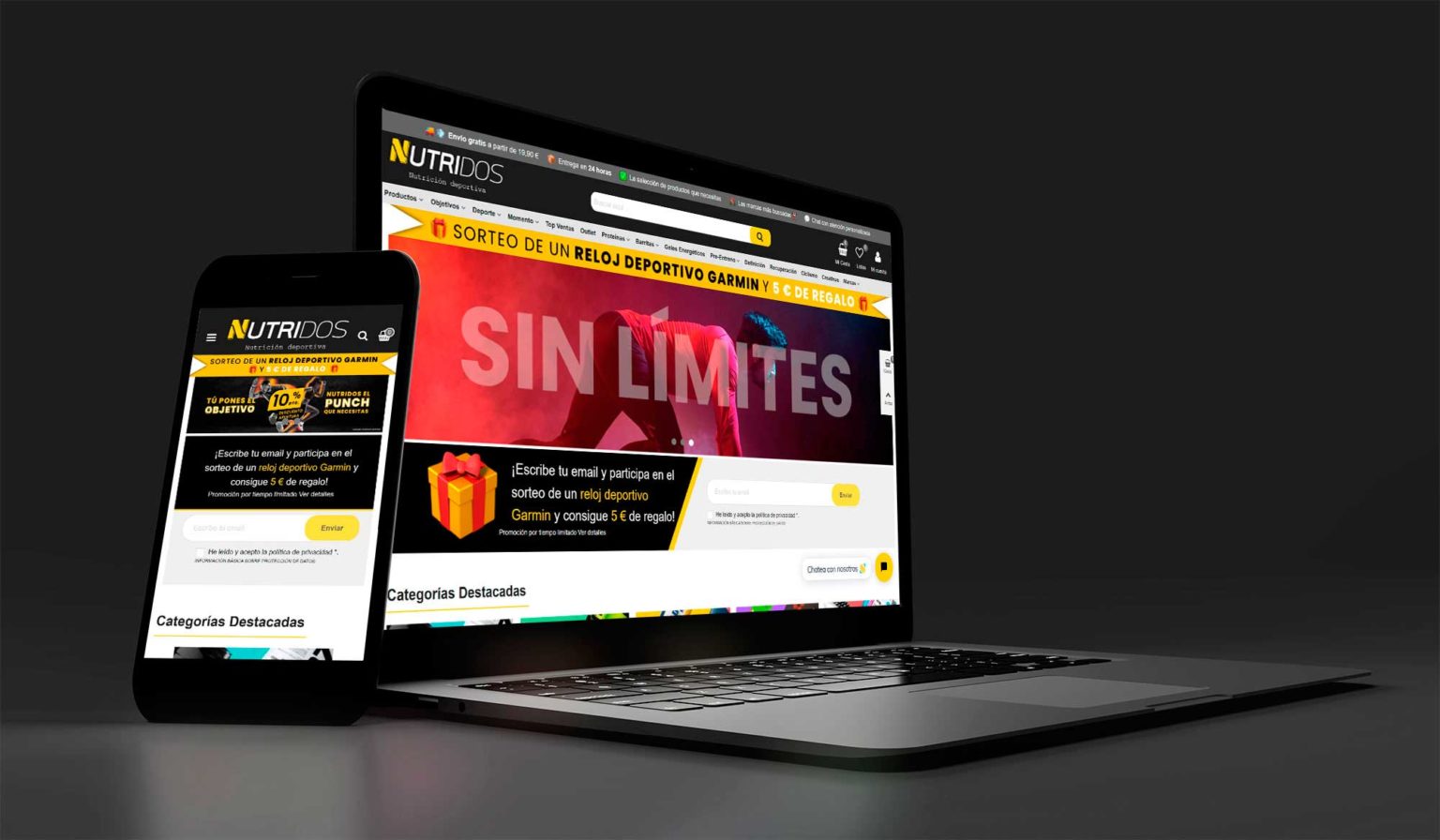 web design - nutridos.es marketing online